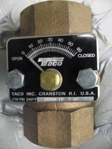 TACO CIRCUIT SETTER CS150T1 BALANCE VALVE 1-1/2" 175 PSI 0-60 OPEN