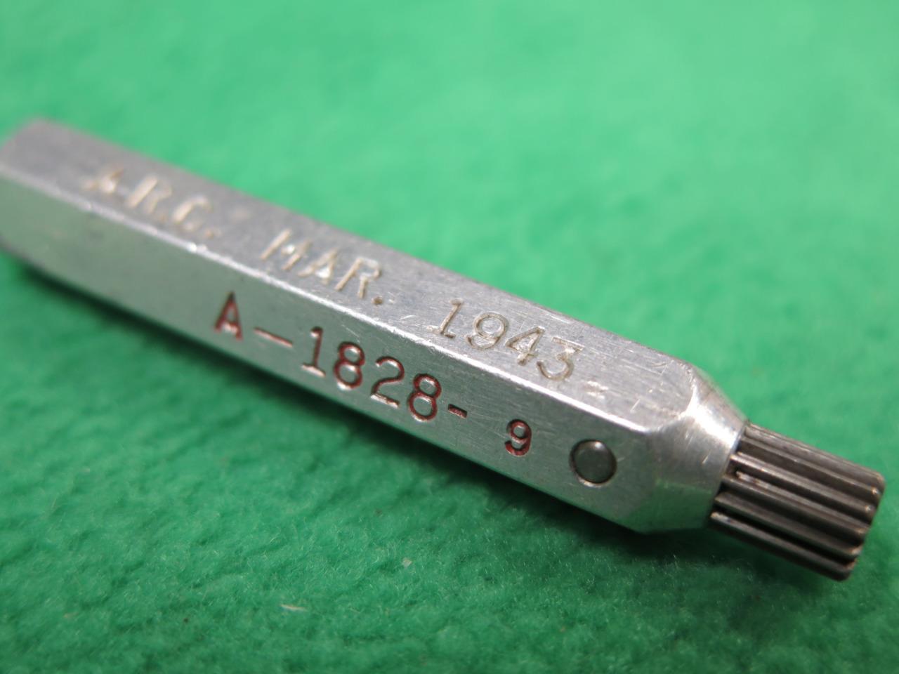 A18289 .212 P D INSPECTION INVOLUTE SPLINE GAUGE CHECK GAGE GO NOGO