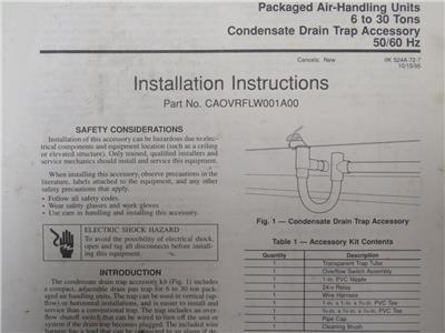 CARRIER CAOVRFLW001A00 CONDENSATION CONDENSATE OVERFLOW ... tp link switch light wiring 