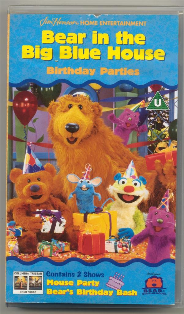 Bear In The Big Blue House Birthday Parties Vhs Plantillas Modernas ...