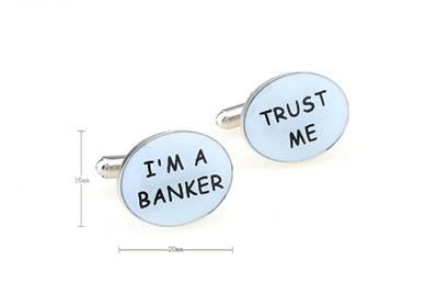 Handcrafted Trust Me Excellent Insurance Broker Gift for a Insurance Broker Free UK Shipping I/'m an Insurance Broker Cuff links