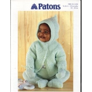 Baby Hoo
ded Cape Knitting Pattern PDF | CraftyLine e-pattern shop