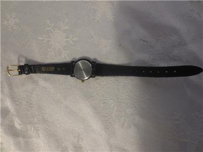 GUCCI Womens Vintage BLACK & GOLD LIZARD Band Black Dial Wristwatch WATCH *WOW!* | eBay