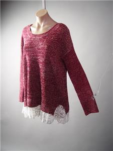 Granny Chic 90s Grunge Floral Vtg-y Black Sheer Lace 220 mv Sweater 1XL 2XL 3XL
