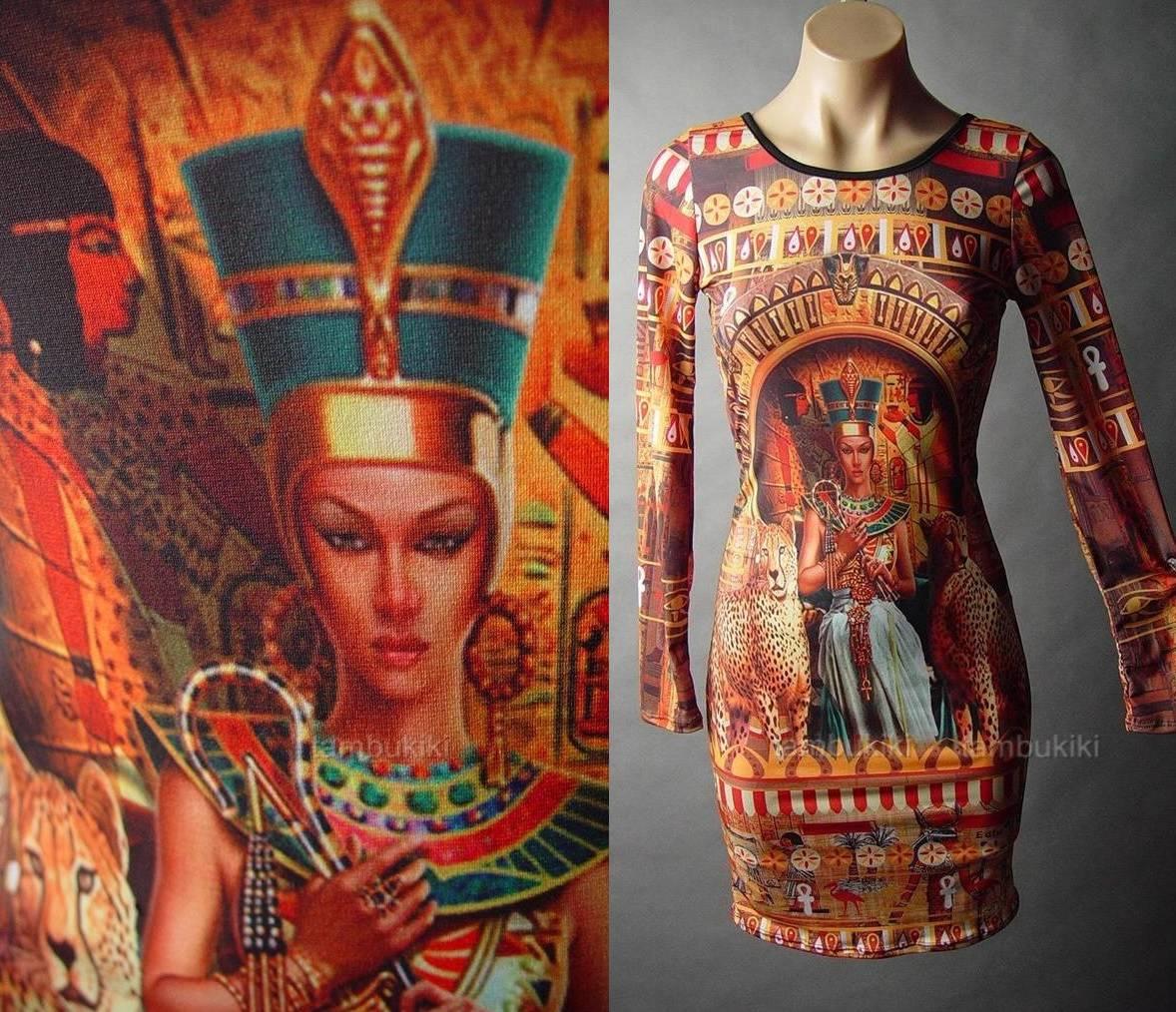 Egyptian Queen Pharaoh Cleopatra Egypt Art Print Wiggle Pencil 48 mv ...