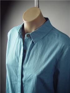 Women Light Blue Denim Cotton Duster Jacket Long Maxi Shirt 192 mv Dress S M L