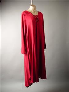 Dames Kleding Teal Lace Up Tie Neck Caftan Style Morocco Gypsy