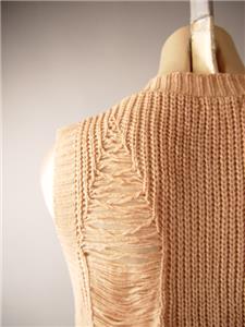 Shredded Ripped Desert Nomad Warrior Burning Man Long Sweater Jacket 255 mv Vest