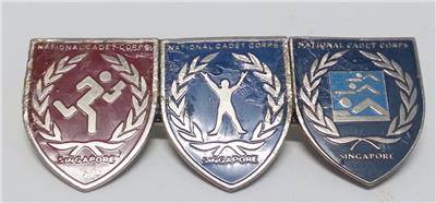 Vintage Singapore Sports Ncc National Cadet Corp Swimming Running Pin Badge B191 Ebay