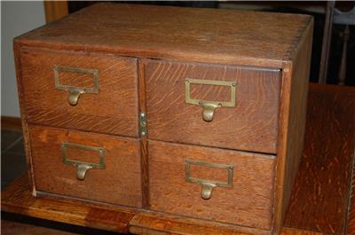 50 Cabinet Drawer Door Label Tag Style Pulls For Antique Oak Index Card File G65