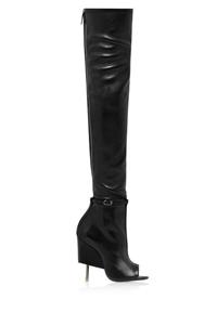 GIVENCHY Narlia Thigh High Boots Over The Knee OTK Peep Toe 36