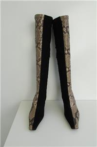 celine snakeskin boots