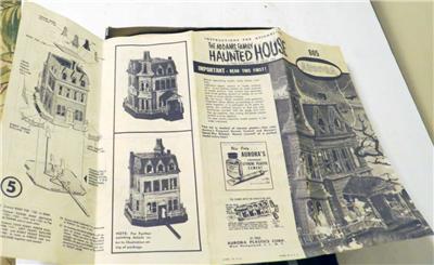 Addams Family Haunted House 組立キット 蓄光 レア ORIGINAL 1965 AURORA ADDAMS FAMILY HAUNTED HOUSE UNBUILT