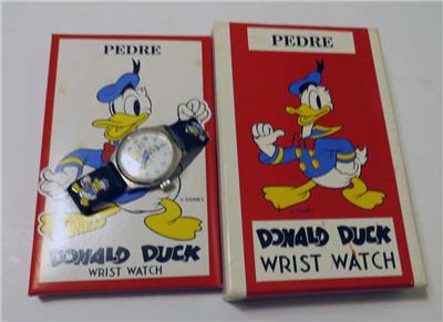 DISNEY DONALD DUCK 60TH ANNIVERSARY WATCH BY PEDRE COLLECTOR'S