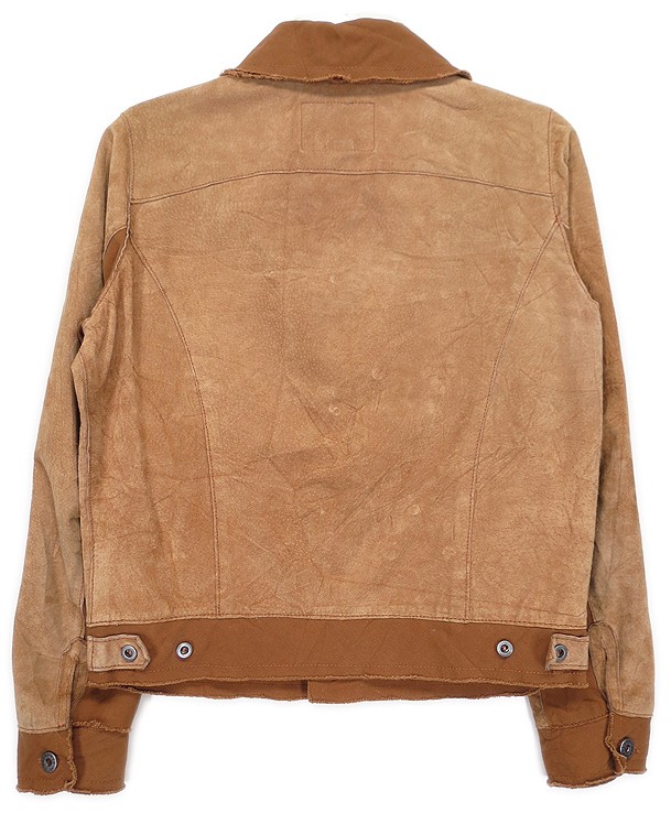 有关以下物品的详细资料: vtg guess suede leather denim jean 2-pkt