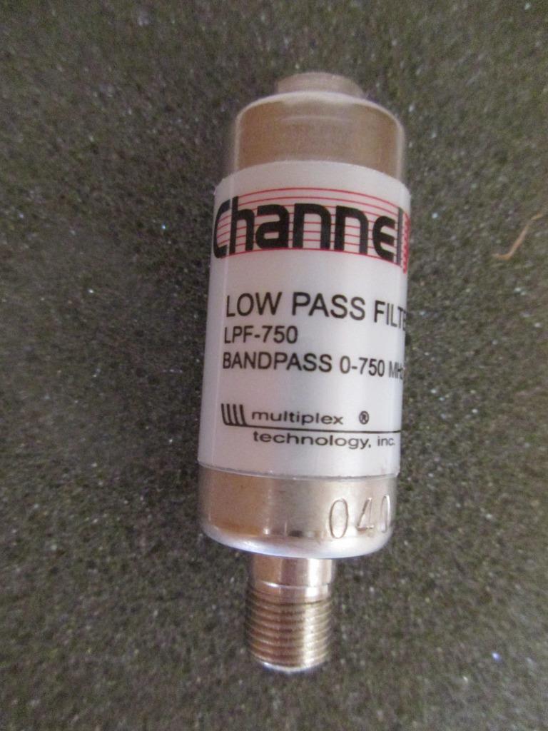 Channel Plus LPF-750 Low Pass Filter ONLY 750 MHz Channel 116 "NOS" 