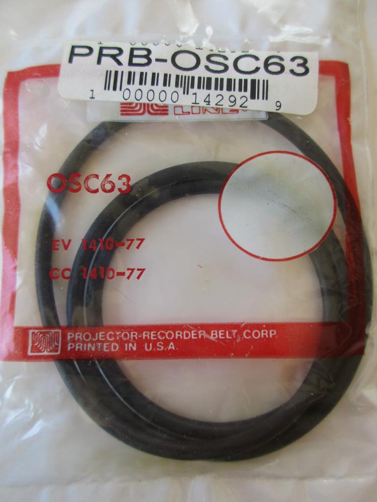 (1 ea) Cintura in gomma rotonda OSC PRB da 7,3"" a 22"" IC x .139.156.178 C/S videoregistratore CD - Foto 7 di 7