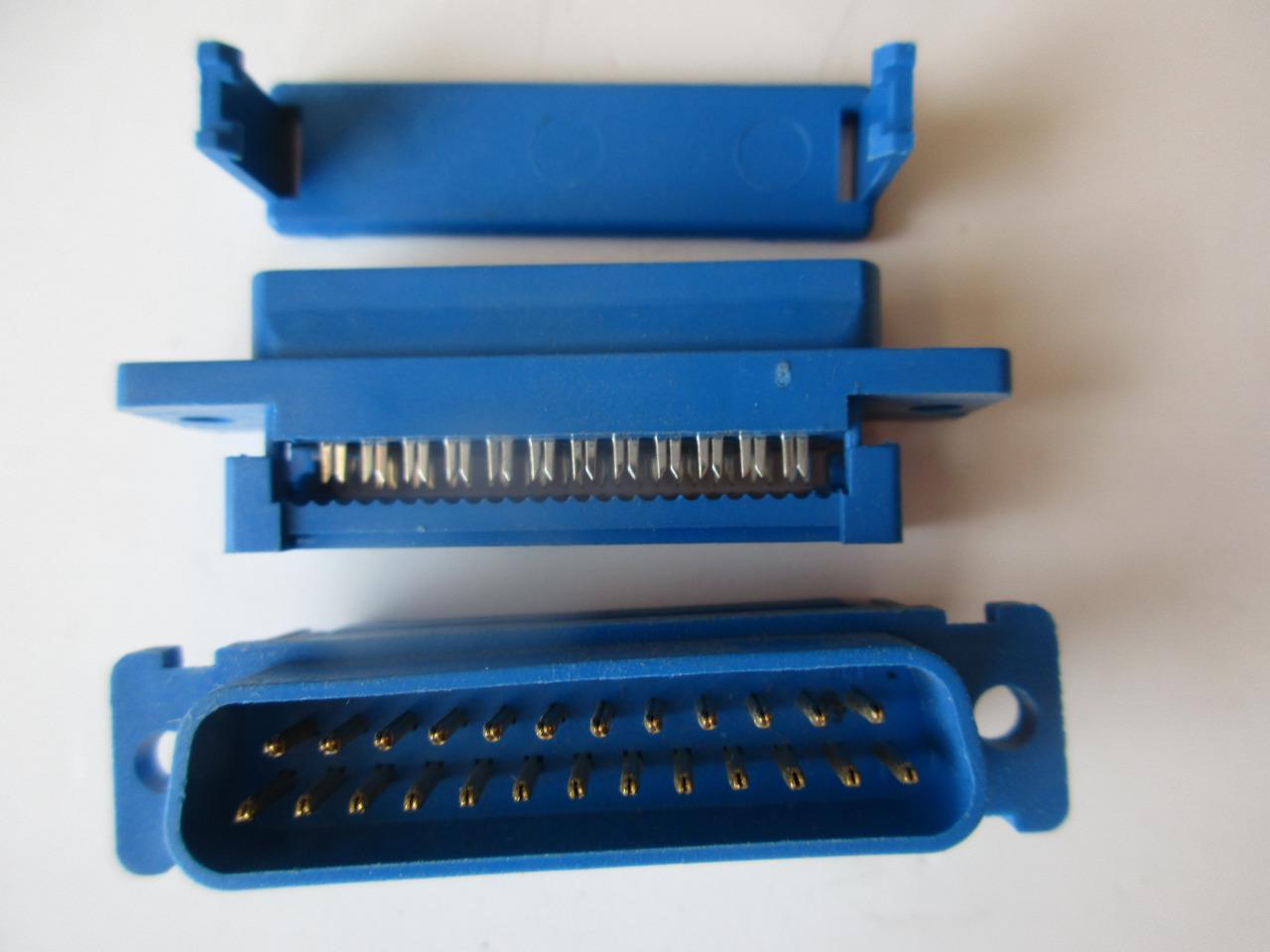 (2/5/10 Lot) DB25 Ribbon Cable Mount Connector Male or Female Plastic Face D-Sub - Picture 5 of 7