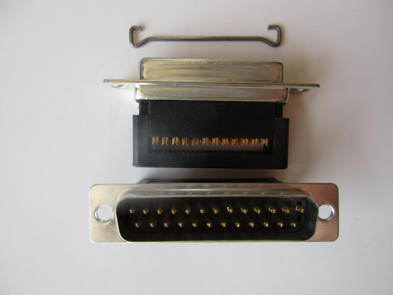 (2 Lot) DB25 Ribbon Cable Mount Connector Male or Female D-Sub PAGE IDB - Picture 3 of 3