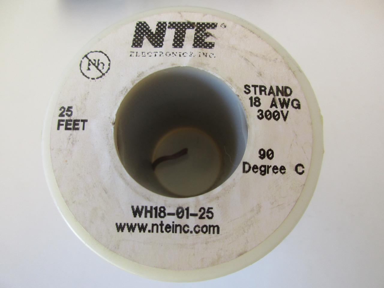 25' ft rollo 18 AWG CABLE DE CONEXIÓN TRENZADO 300 V PVC aislamiento marrón púrpura - Imagen 2 de 5