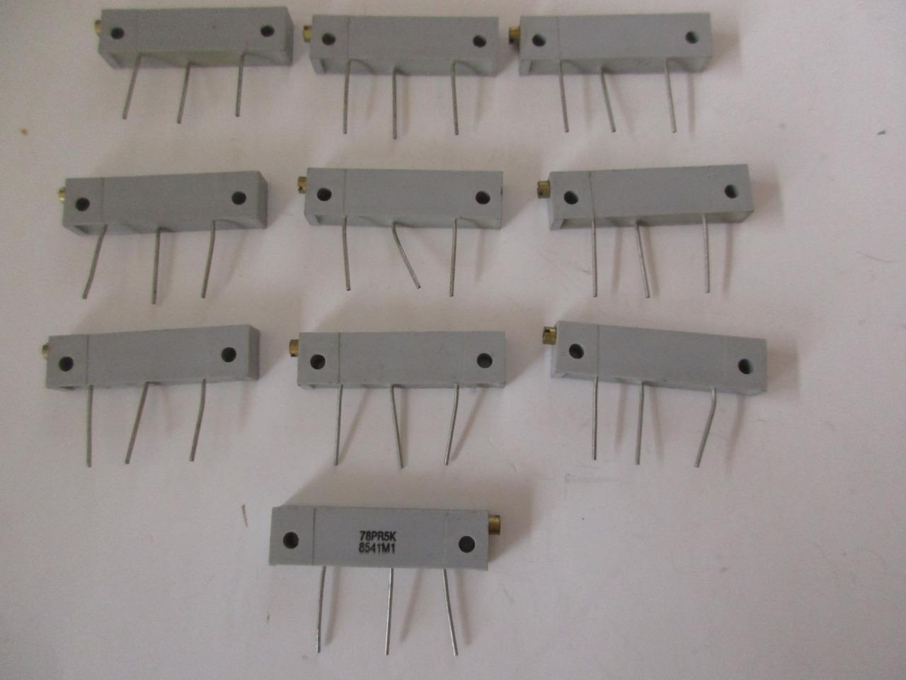 10 Lot BECKMAN 78PR Multi 22-TURN Trimmer POTENTIOMETER Pot 5K 10K or 20K NOS