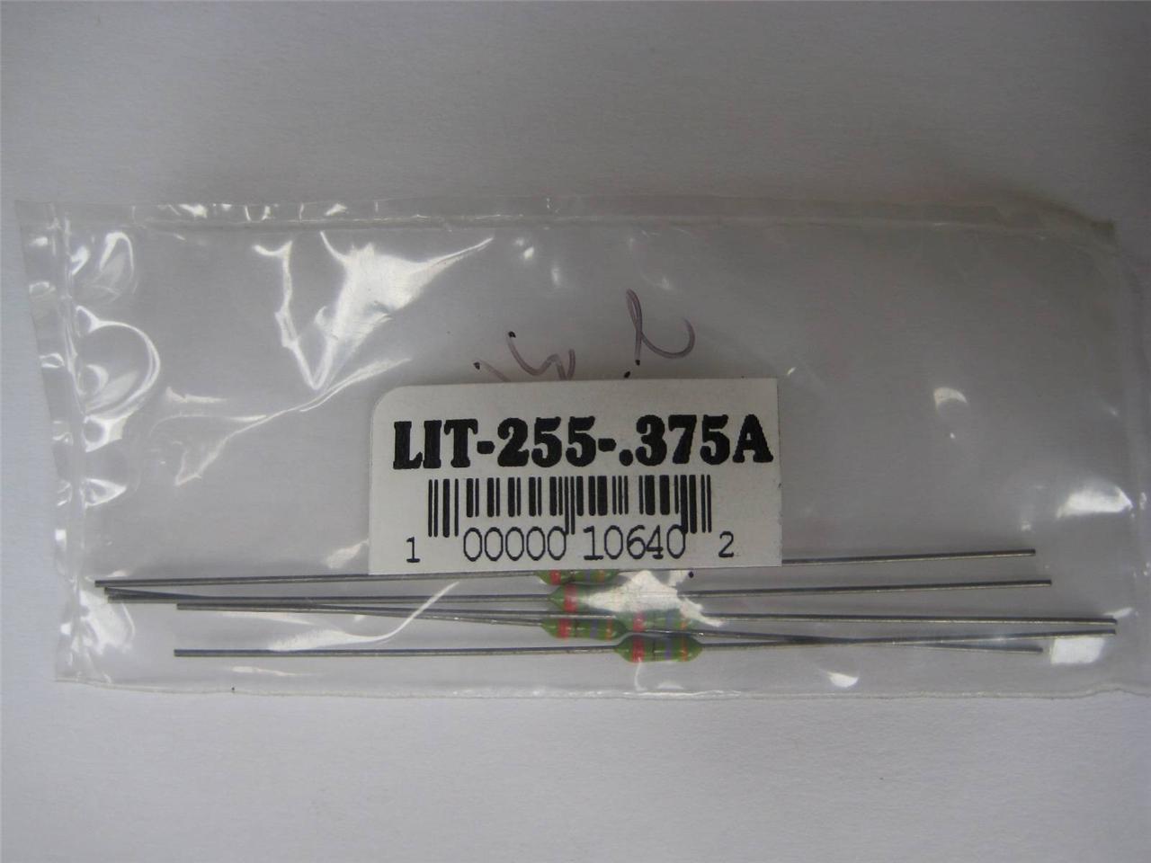5X Littelfuse PICO Fuse 255 1/4 3/8 3/4 2-1/2 3 3-1/2 4 10 12 o 15 A 125v Rápido - Imagen 3 de 11