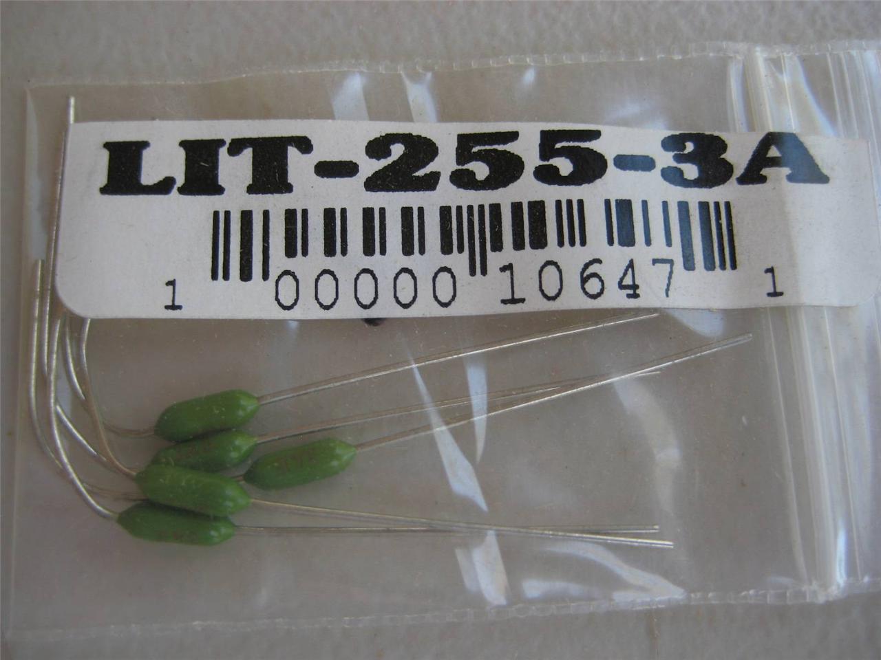 5X Littelfuse PICO Fuse 255 1/4 3/8 3/4 2-1/2 3 3-1/2 4 10 12 o 15 A 125v Rápido - Imagen 6 de 11