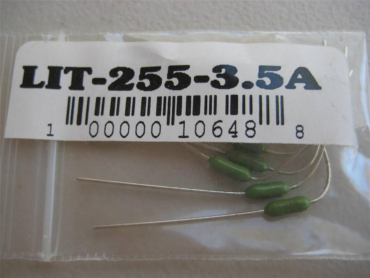 5X Littelfuse PICO Fuse 255 1/4 3/8 3/4 2-1/2 3 3-1/2 4 10 12 o 15 A 125v Rápido - Imagen 7 de 11
