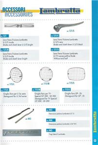 Vintage Vespa Lambretta Gp Dl Accessory Rectangular Headlight Grill 115 S Ebay