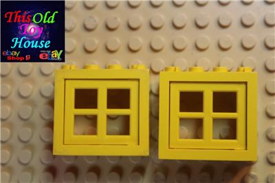 Lego 4132 WINDOW FRAME 2X4X3 CHOICE OF COLOR /& window or OPEN Pre-owned