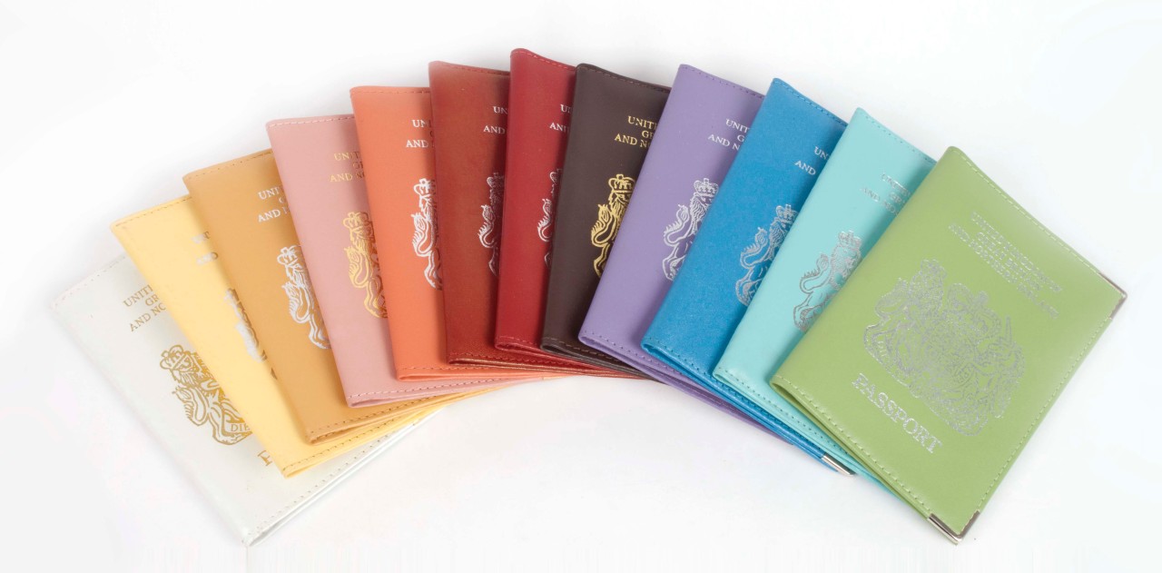 Real Leather Uk Travel Passport Cover Holder Protector Case Ebay