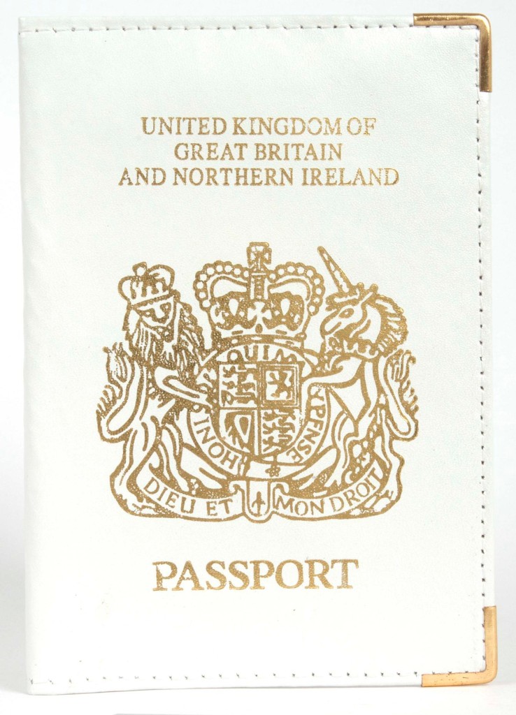 Details About Real Leather Uk Travel Passport Cover Holder Protector Case Red Pink White