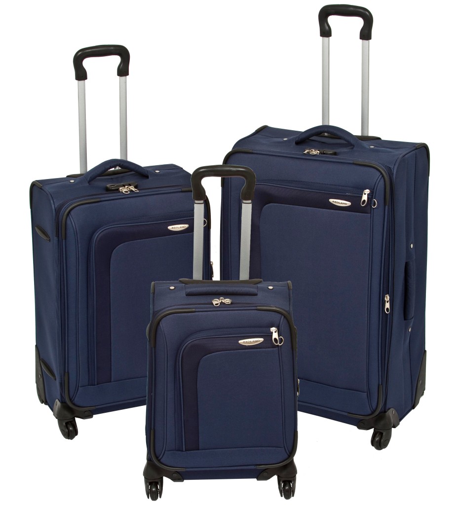 Designer Redland 4 Wheel Spinner 360 Lightweight Suitcases Expandable ...