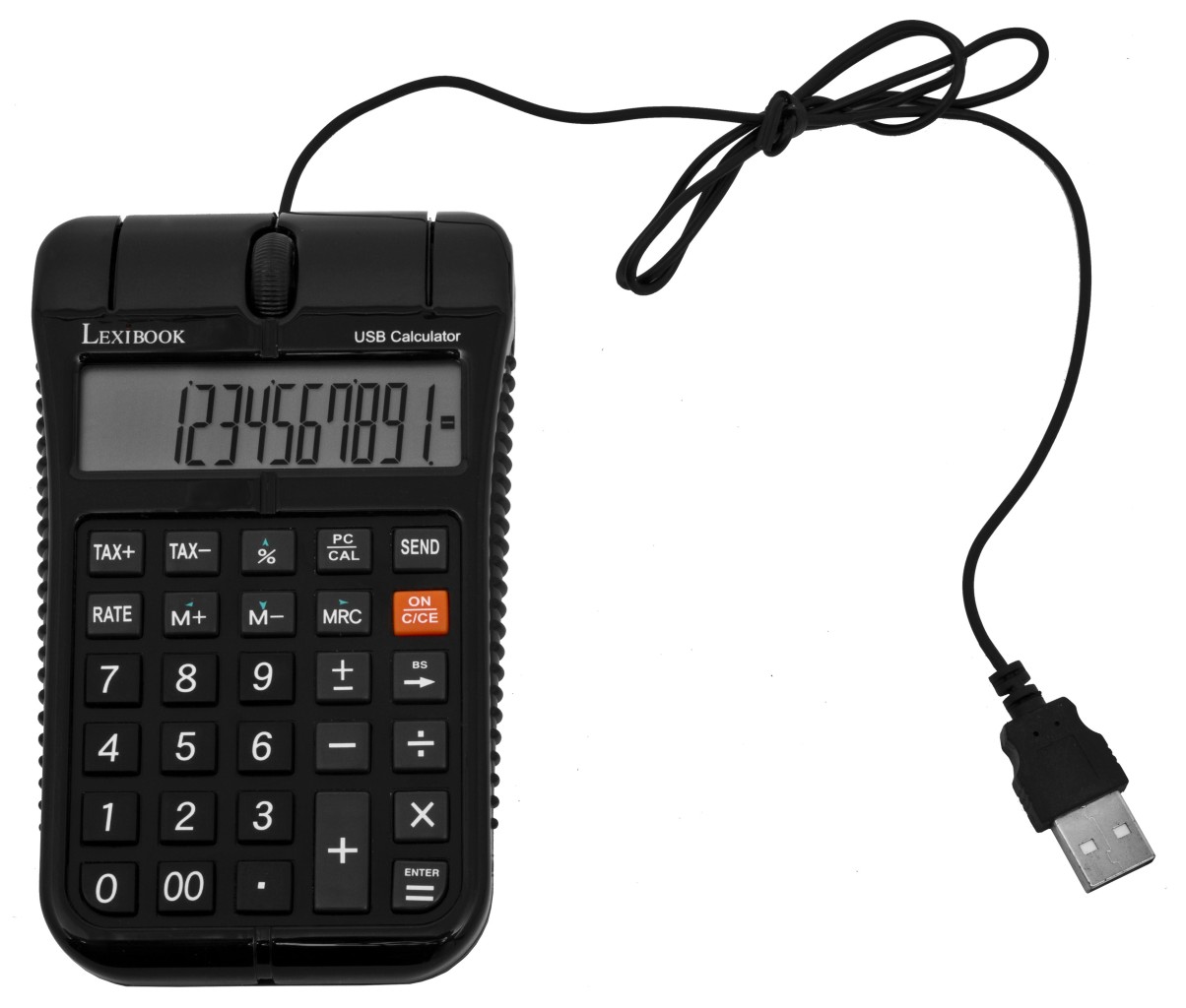 Lexibook 3 In 1 Usb PC Optical Mouse Calculator & Keyboard Computer