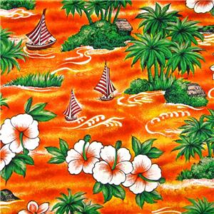 ラ*ー様 お安く!⭕️Custom hawaiian fabric◎Pivot◎ Vintage Hawaiian Print. Everglaze Minicare, Kokio & Kumu N'iu