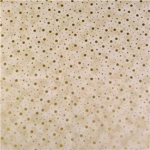 35/",Vintage 1940’s-60’s Navy Polka-Dots on Cream Cotton C1989 By-the-Half-Yard