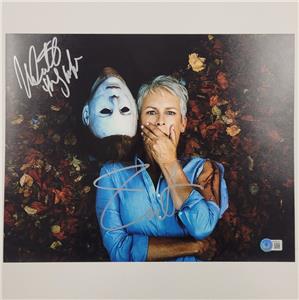 Jamie Lee Curtis & Nick Castle signed Halloween 11x14 Photo