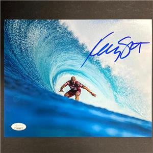 Kelly Slater signed 8x10 photo Surfing Champion autograph ~ JSA
