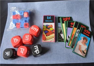 Teacher Supplies Word Work Phonics Home School Cubes Cards Matching Blends Ebay