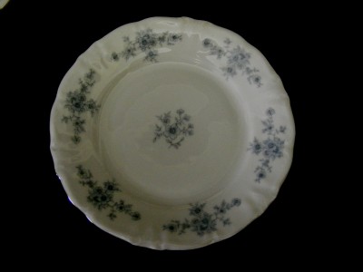 34 Pc WINTERLING Bavaria Germany Blue Flowers China Floral Dinnerware w ...