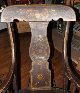 Beautiful Floral Pattern Wood
 Rocking Chair | Sulligent | eBay