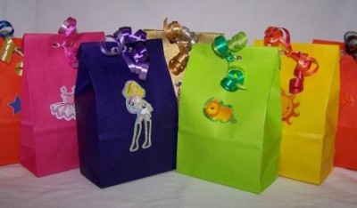 BULK 24 Neon Paper Party Bags-Kids Birthday Parties Supplies-Lolly Bags ...