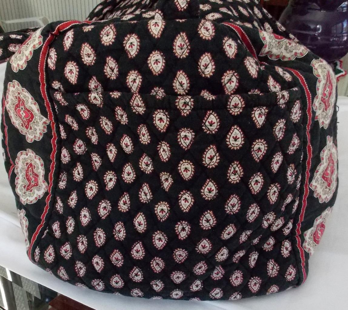 black vera bradley duffel