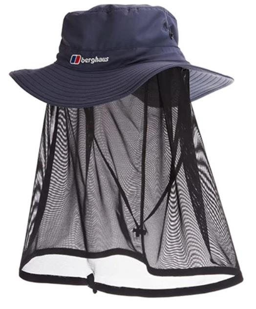 CAPPELLO BERGHAUS unisex ANTI INSETTO TESA - due colori e taglie - NUOVO pesca passeggio - Foto 4 di 5