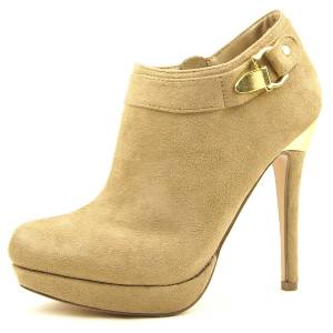 beige platform ankle boots