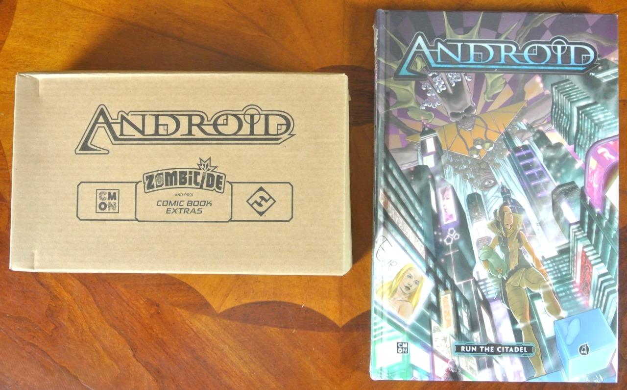 CMON Comics Vol 2 Book & Minis Zombicide ODIO Android CTHULHU Polvere PESTE NERA - Foto 7 di 8