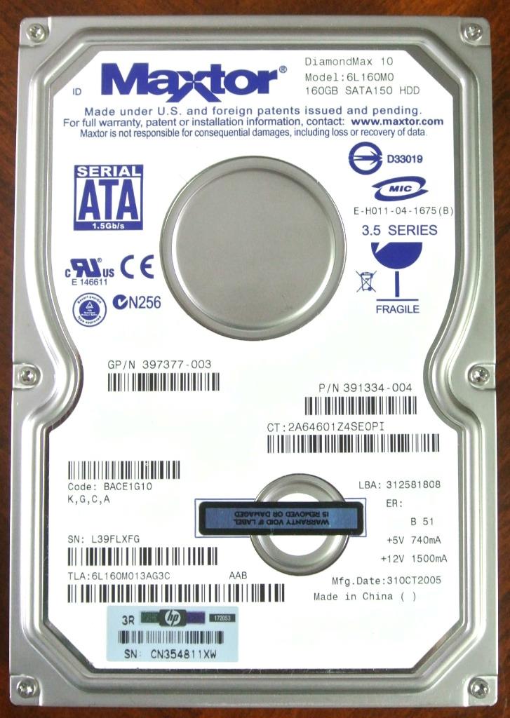 Disco duro SEAGATE Hitachi WD Western Digital MAXTOR PATA SATA serie ATA - Imagen 2 de 9