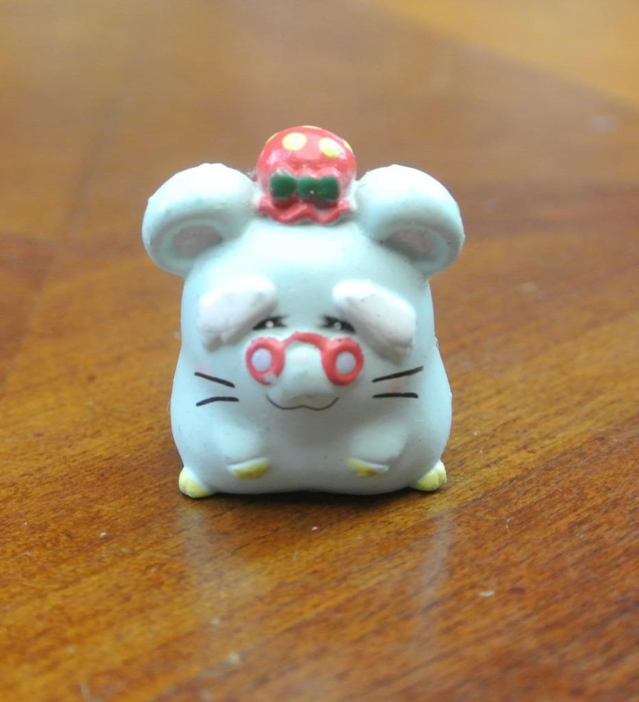 Minifigura de hámster japonés HAMTARO juguete de anime Japón jamón marionetas de dedo tú eliges - Imagen 4 de 25