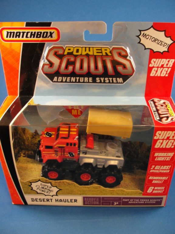 Matchbox Power Scouts Desert Hauler Truck Stomper