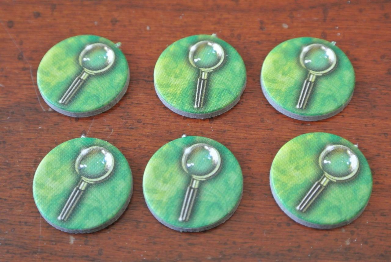 Piezas de repuesto ARKHAM HORROR - FICHAS DESLIZANTES CLAVE cordura DOOM resistencia ELDER - Imagen 2 de 6